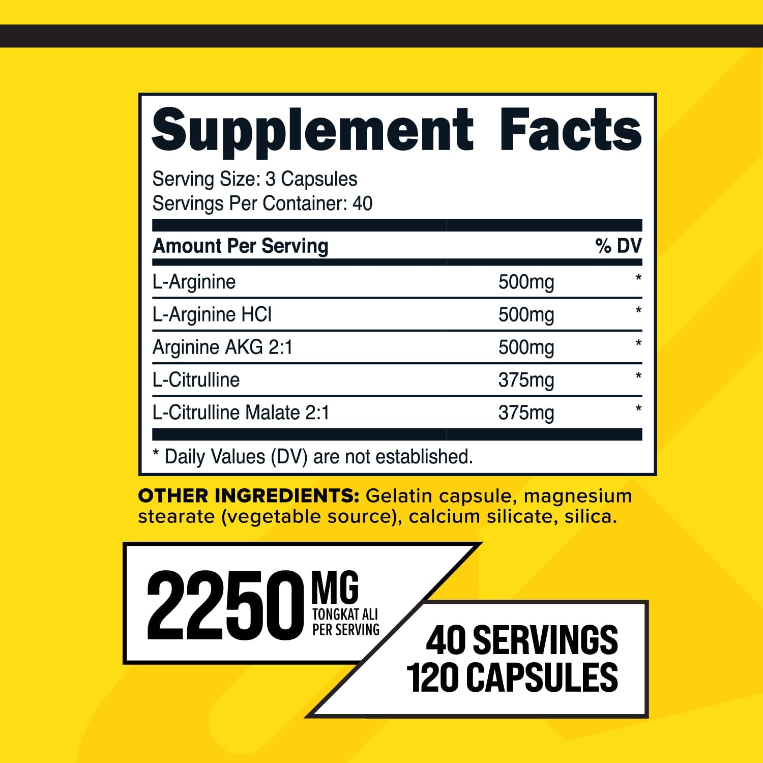 Primaforce Nitric Oxide Booster Arginine Akg HCl Citrulline PreWorkout and Post Workout 120 Caps - Galeri