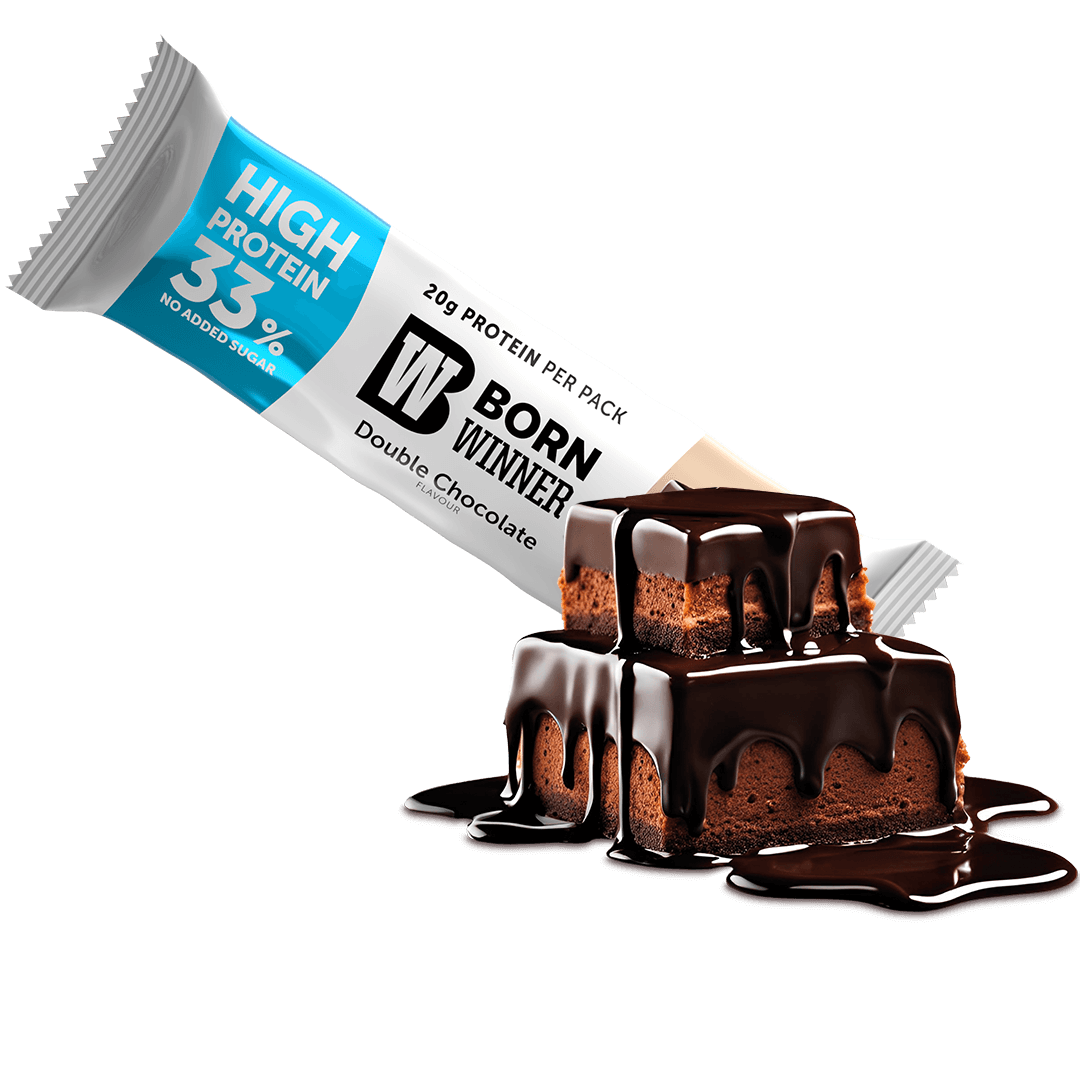 Born Winner Active Protein Bar – Double Chocolate - Galeri