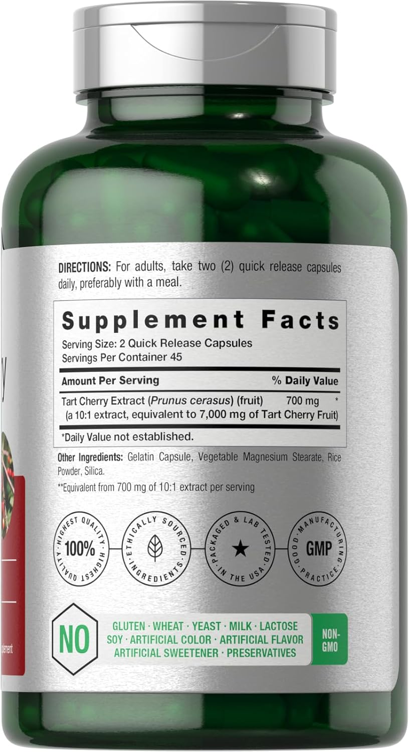 Horbäach Tart Cherry Extract 7000mg 90 Caps - Galeri