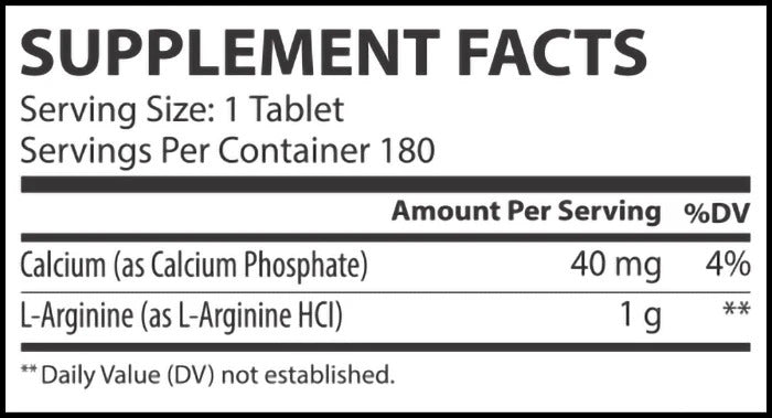Muscle Rulz Arginine Nitric Oxide 1000 MG 180 Tablet - Galeri