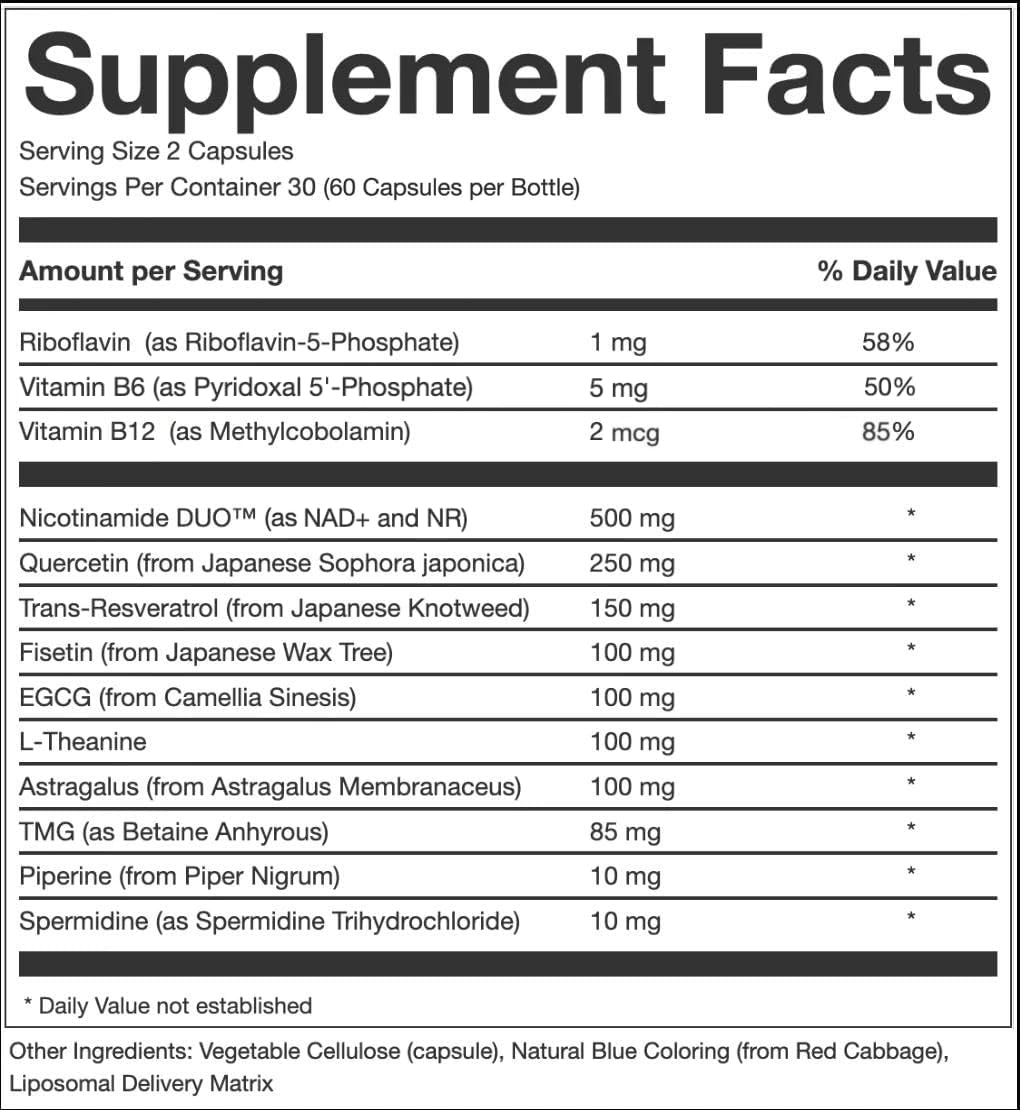 Perpetua Life AEON Liposomal NAD+ Longevity Complex 60 Capsules - Galeri