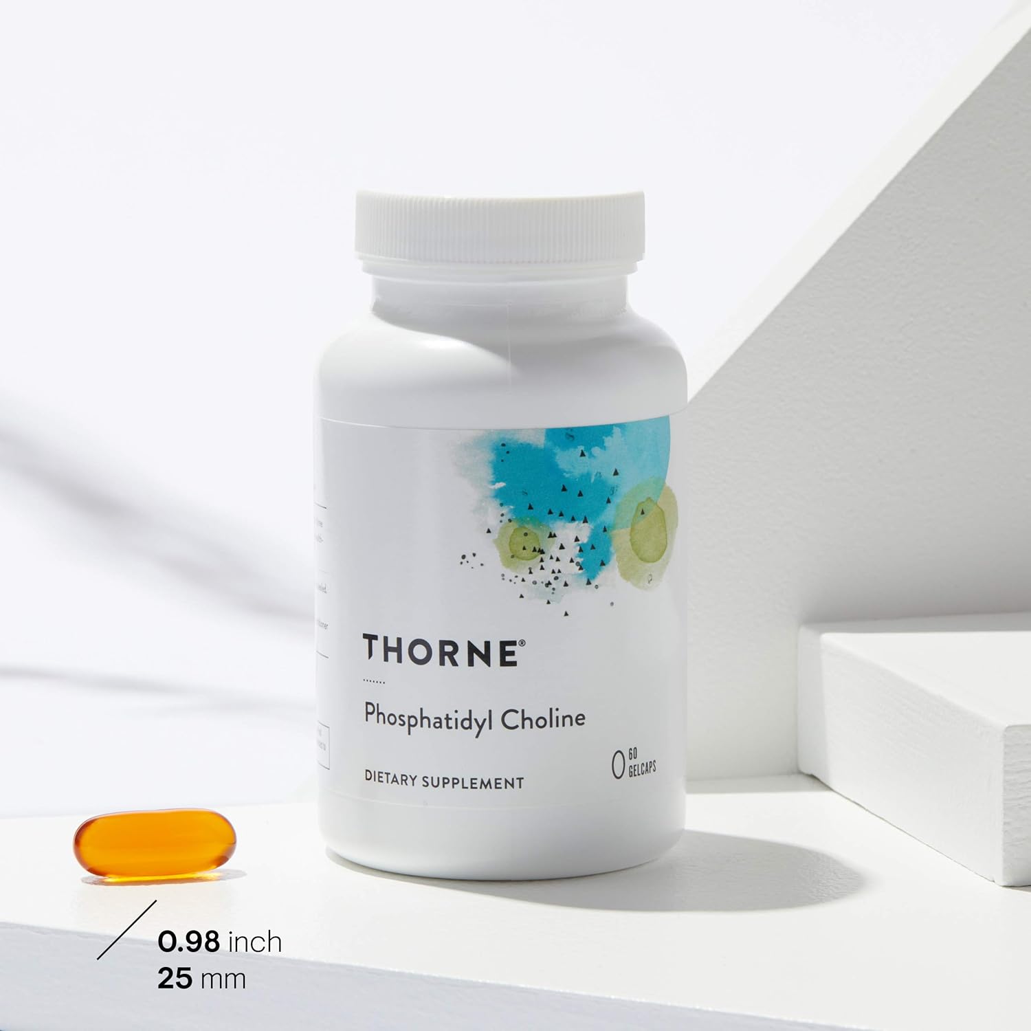 Thorne Phosphatidyl Choline - Phospholipid Complex for Cell Membrane Support Detox - 60 Gelcaps - Galeri