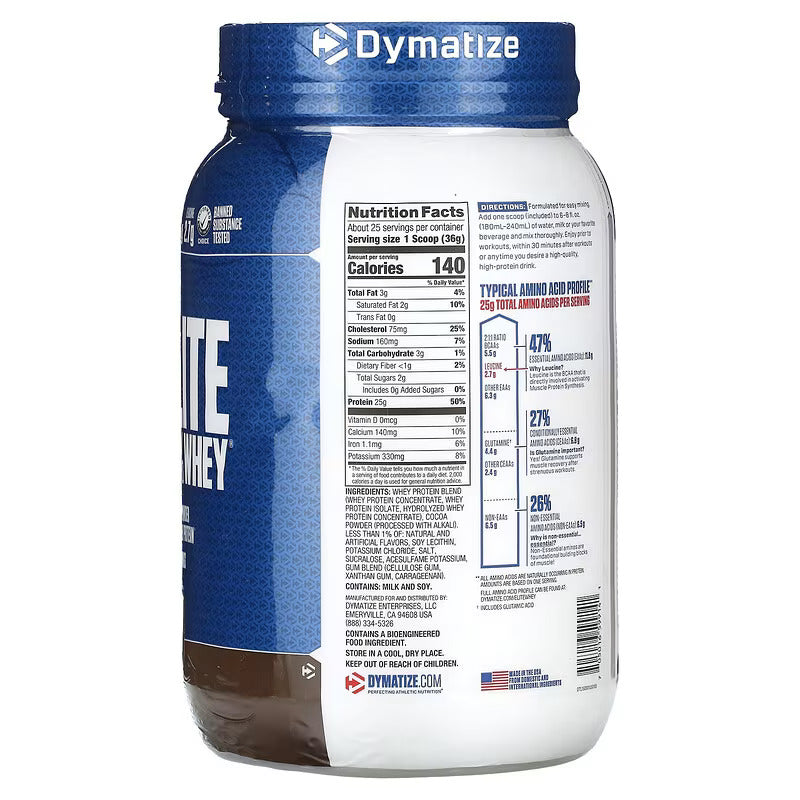 Dymatize, Elite 100% Whey Protein Powder 907 Gram (Abd menşei) - Galeri
