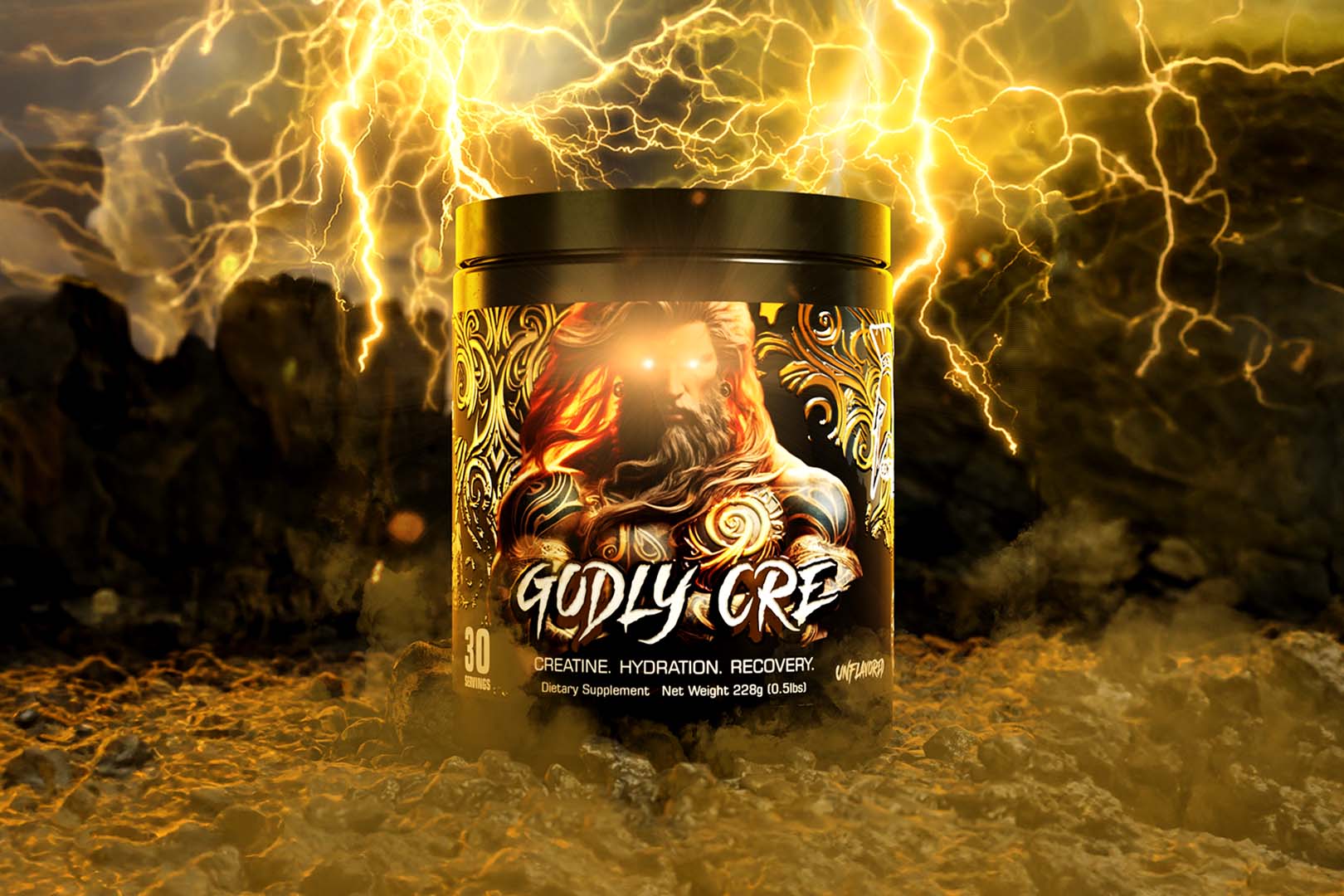Centurion Labz Godly Cre Functional Creatine+Potassium+Magnesium+Taurine 30 Servis - Galeri