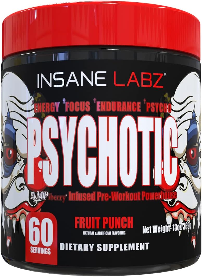 Insane Psychotic Extreme Preworkout 60 servis - Galeri