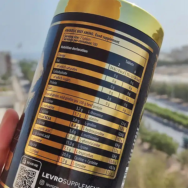 Kevin Levrone Anabolic Beef Amino 600 Tabs - Galeri