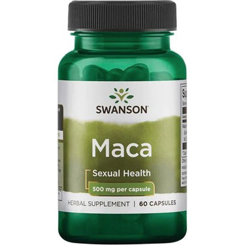 Swanson Maca Greens Superfoods 500 mg 60 Capsul