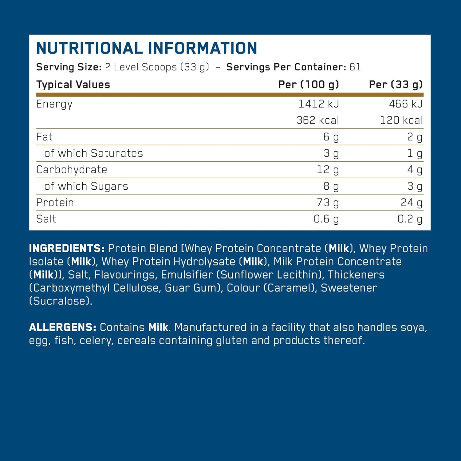 Applied Nutrition Critical Whey Protein Salted Caramel 2 kg - Galeri