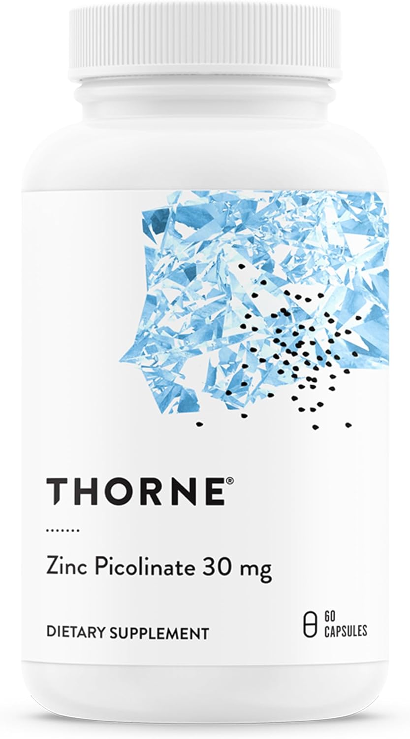 THORNE - Zinc Picolinate Immune Healthy Skin & Eyes 30 mg 60 Caps