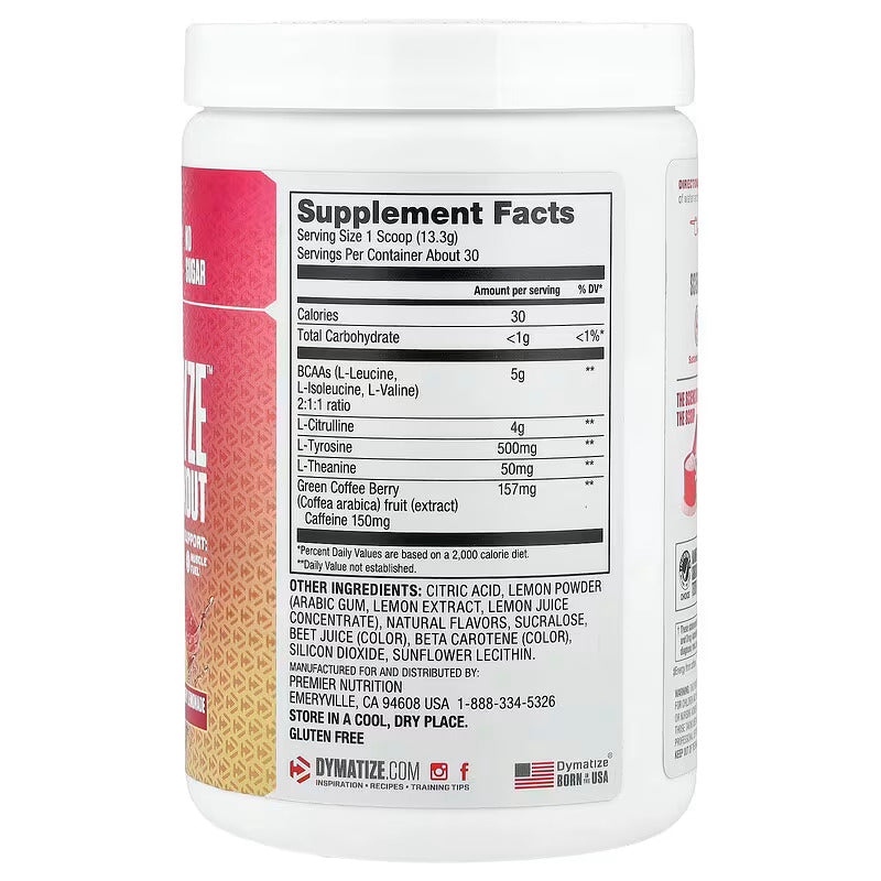 Dymatize Energyze PreWorkout With Bcaa 400 gr - Galeri