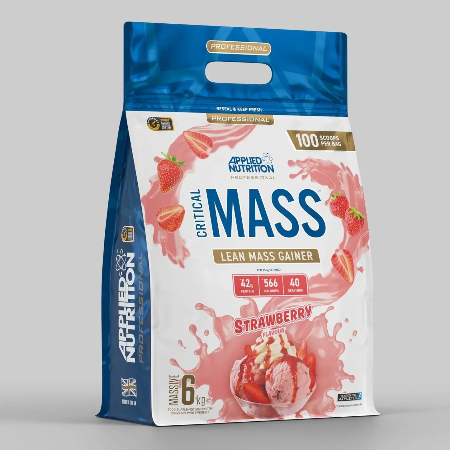 Applied Nutrition Critical Mass Professional - Lean Mass Gainer 6 Kg - 40 servis - Galeri