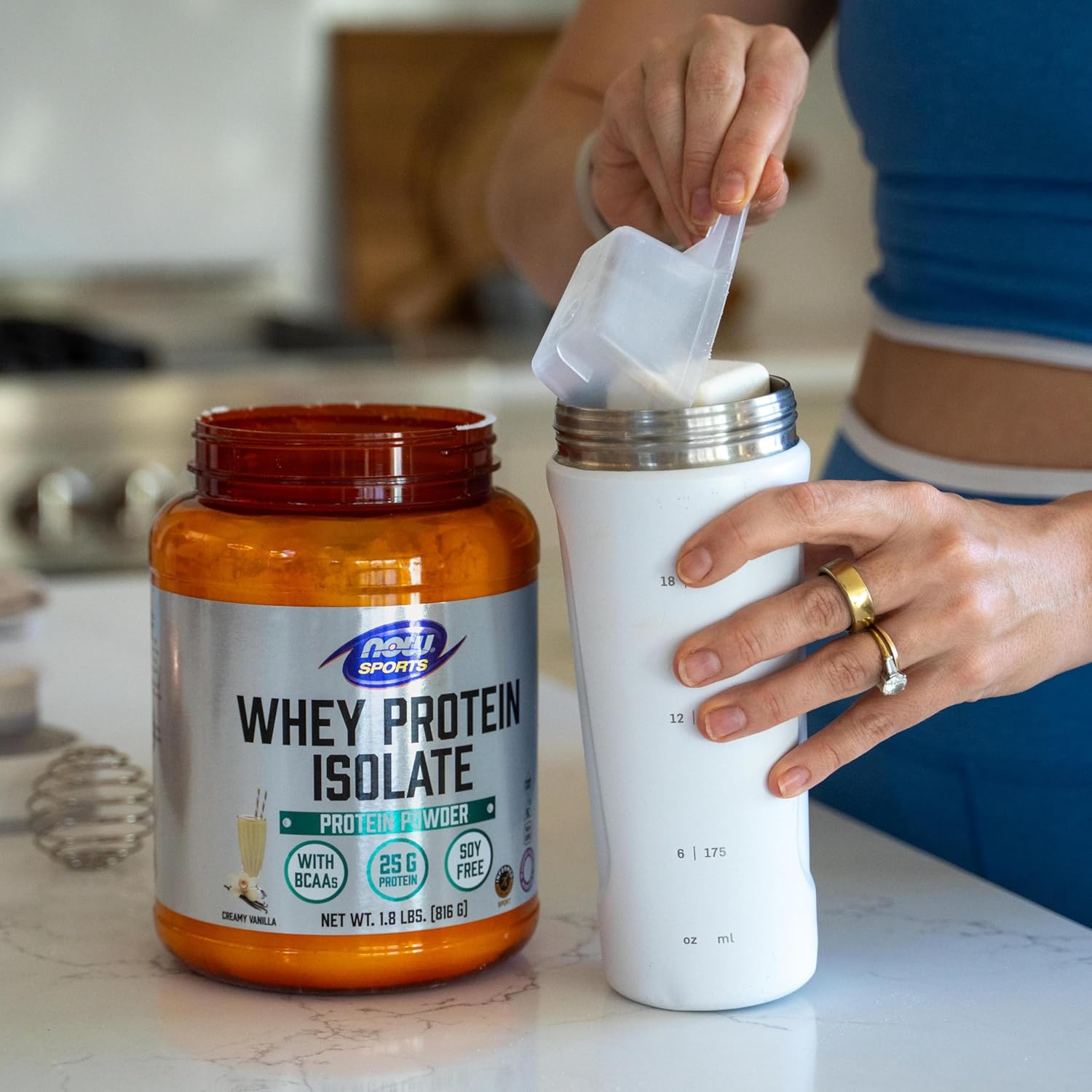 NOW Foods Sports Whey Protein Isolate 816 Gram - Galeri