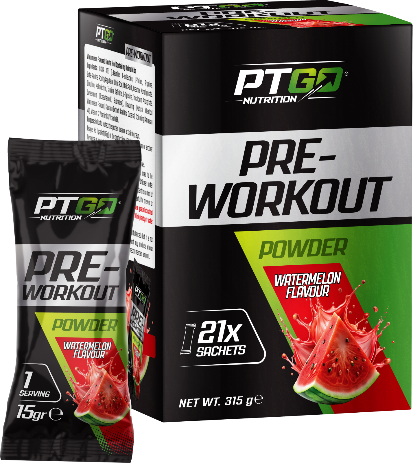 Ptgo Pre Workout 21 Sase Karpuz Aroma - Galeri