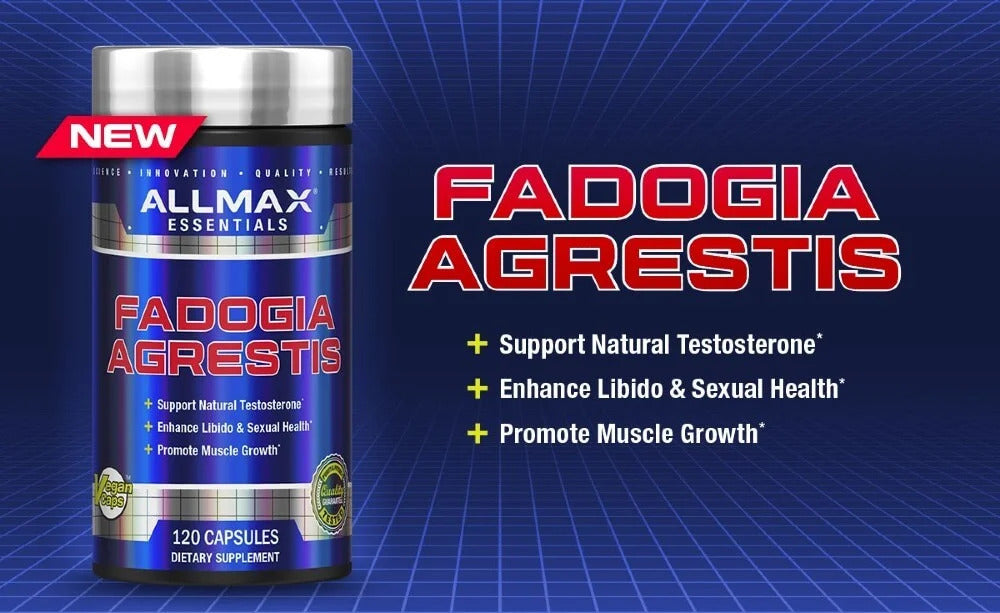 ALLMAX Essentials Fadogia Agrestis 120 capsules - Galeri