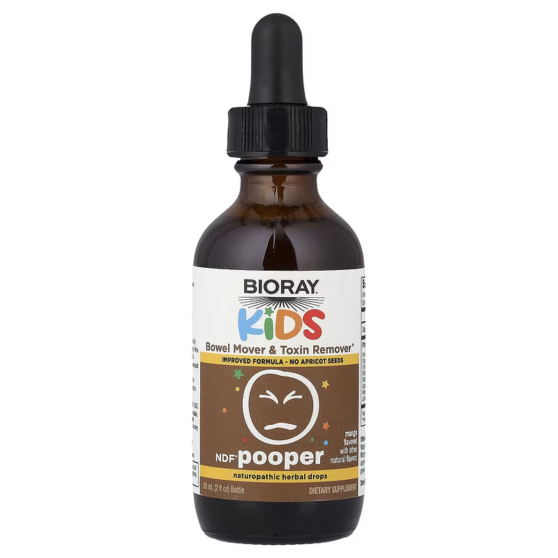 Bioray Kids NDF Pooper Children's Digestive Support Mango 2 fl oz 59 ml - Galeri