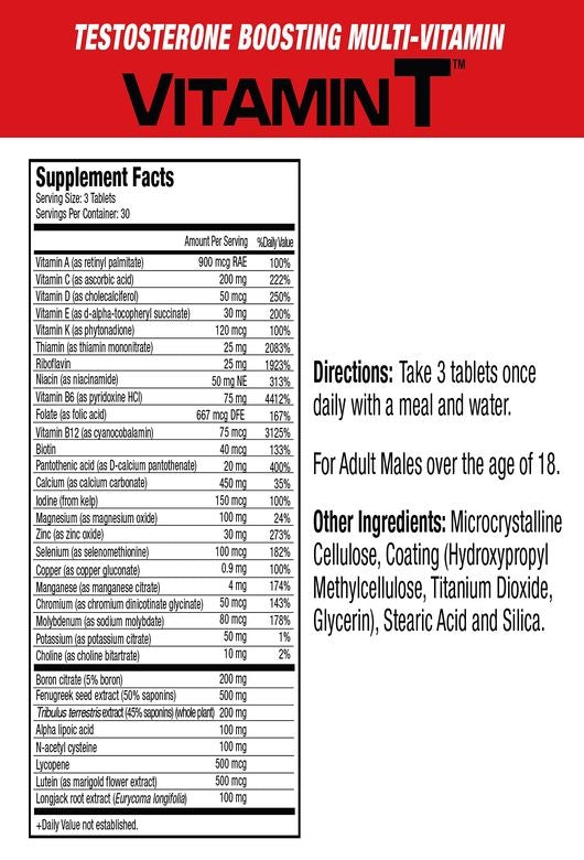 MUSCLEMEDS VİTAMİN T 90 TABLET - Galeri