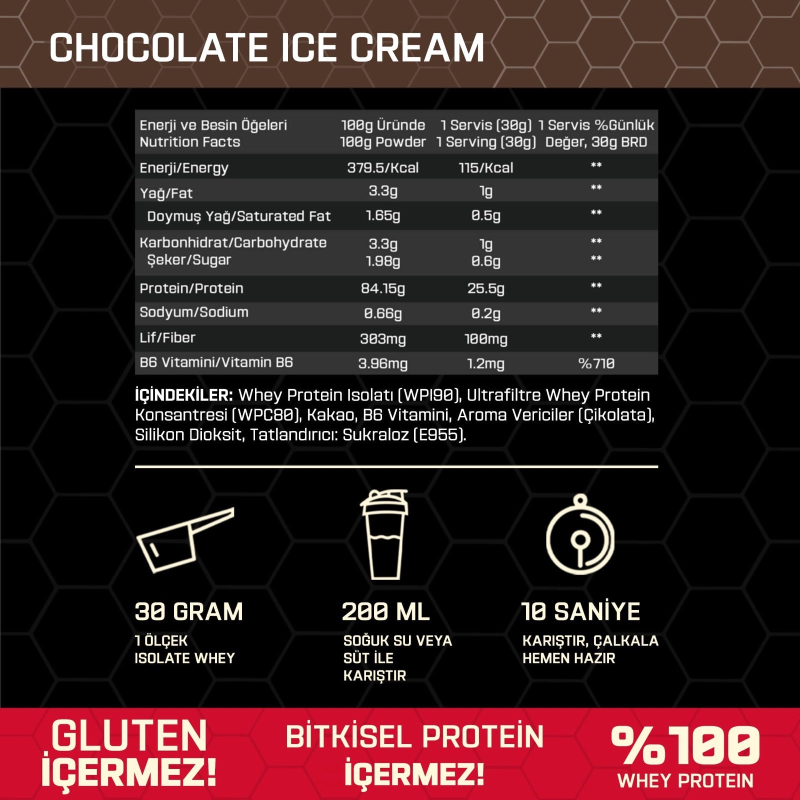 Proftein Whey Protein Isolate 750 gr - Galeri