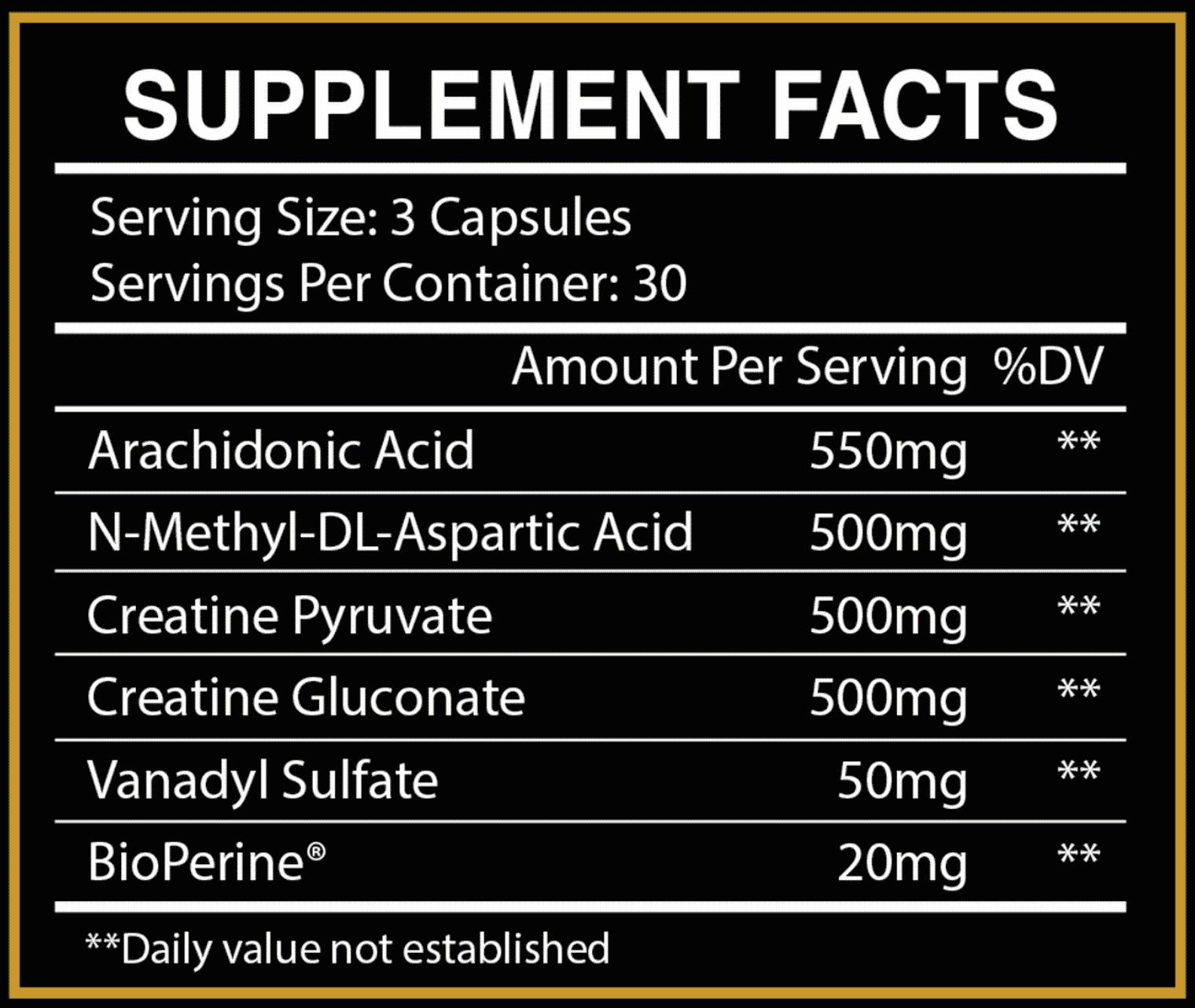Centurion Labz Warpath Maximizer Workout Creatine Complex Daa Aspartic acid + Vanadyl sulfate 90 Kapsül - Galeri