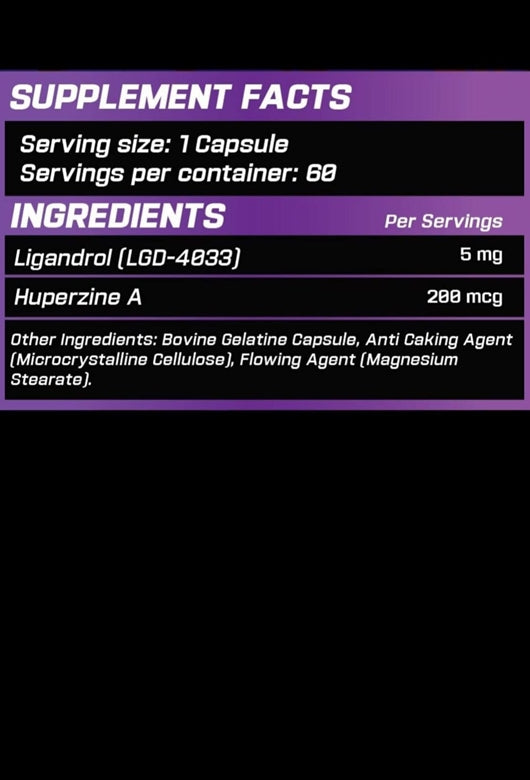 Grimlabs Ligandrol - LGD-4033 60 Kapsül - Galeri