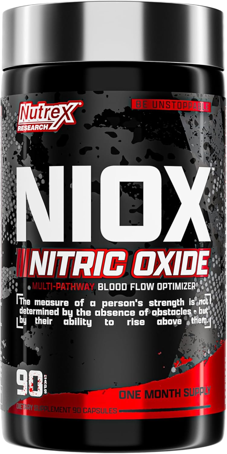 Nutrex Niox Nitric Oxide Arginine Nitrate+Vitamin C Muscle Pump Booster 90 Tablet - Galeri