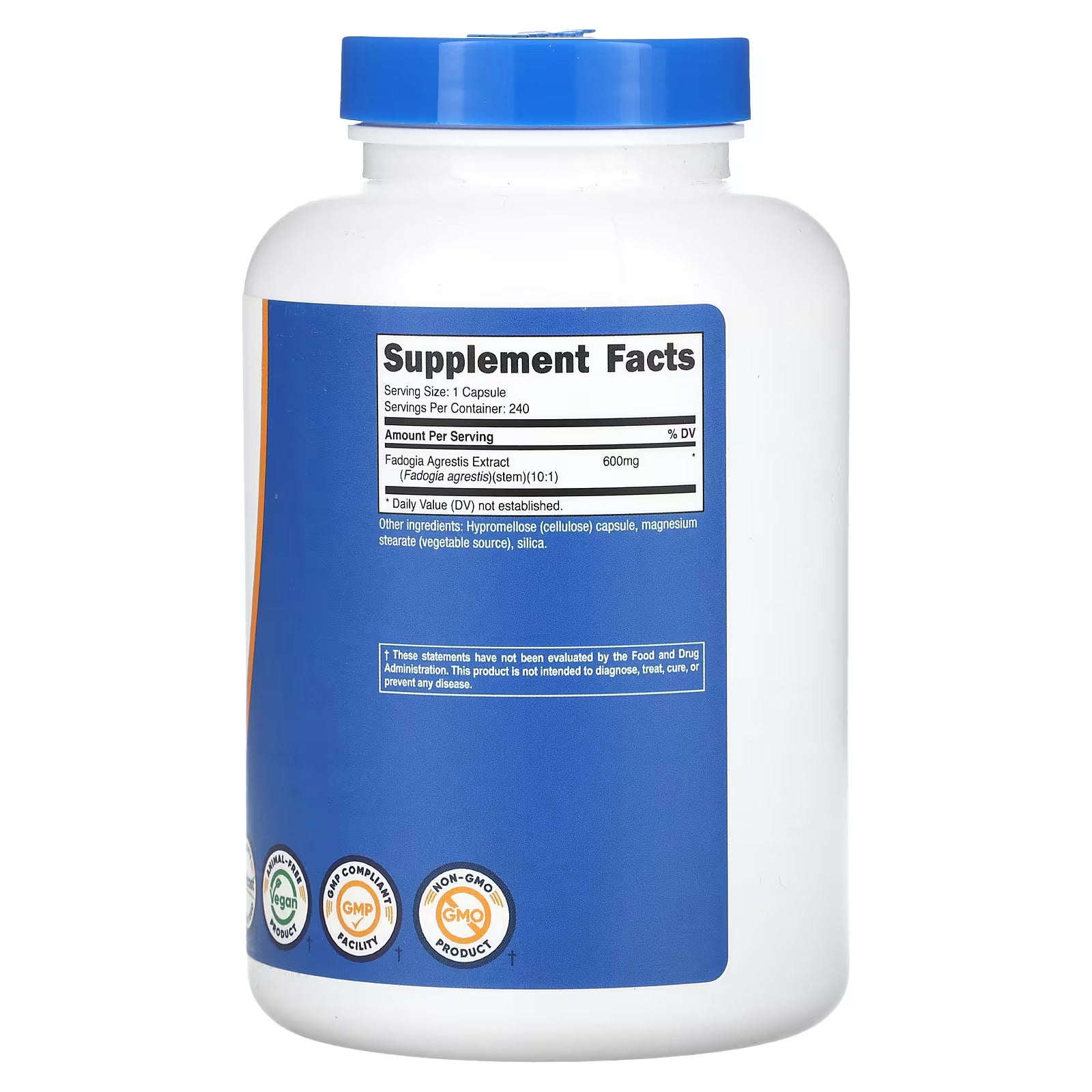 Nutricost Fadogia Agrestis 600 MG 240 Capsules - Galeri