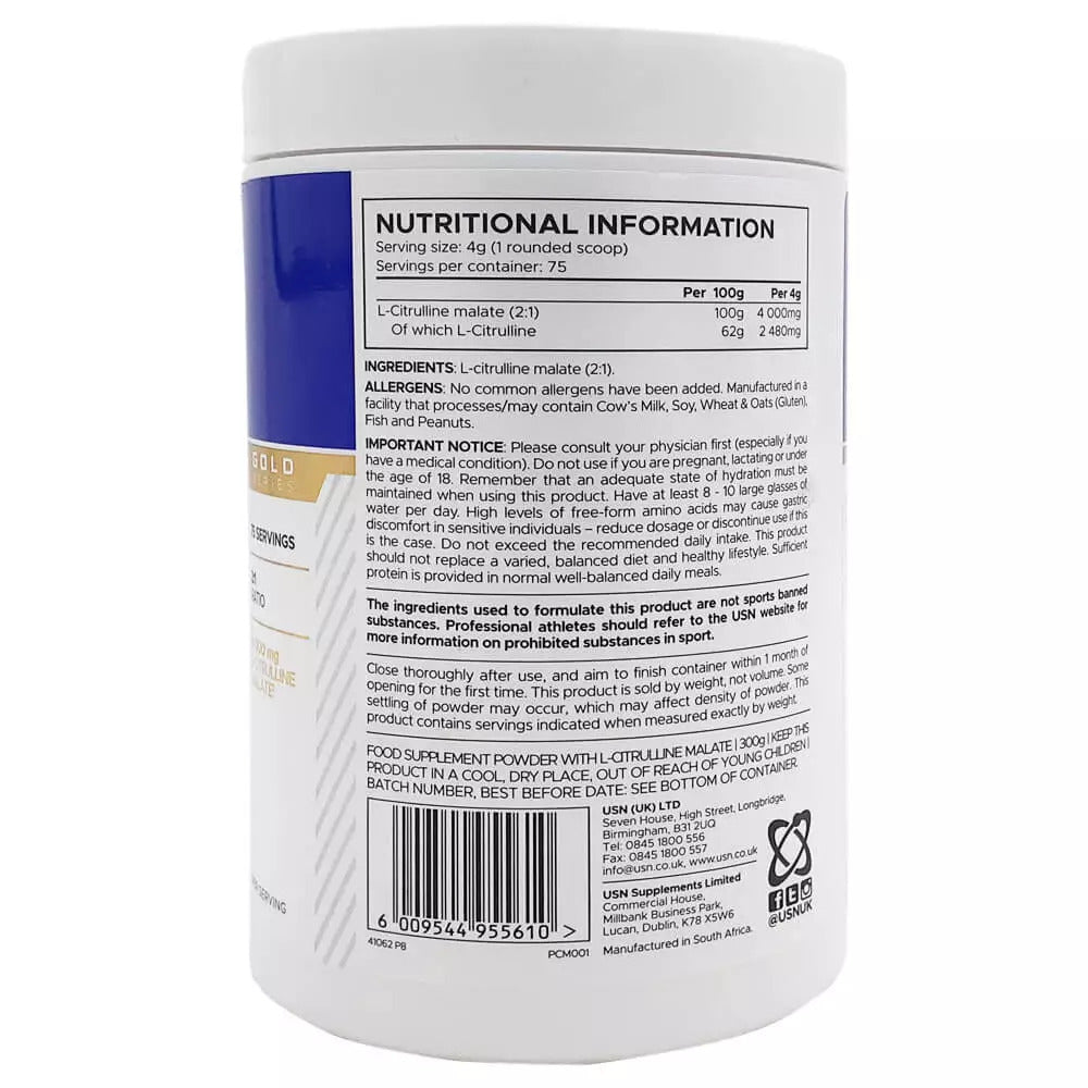 USN Pure L-Citrulline Malate 300g - Galeri