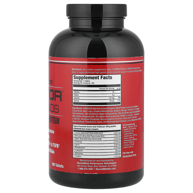 Musclemeds Carnivor Beef Amino 300 TABLET - Galeri