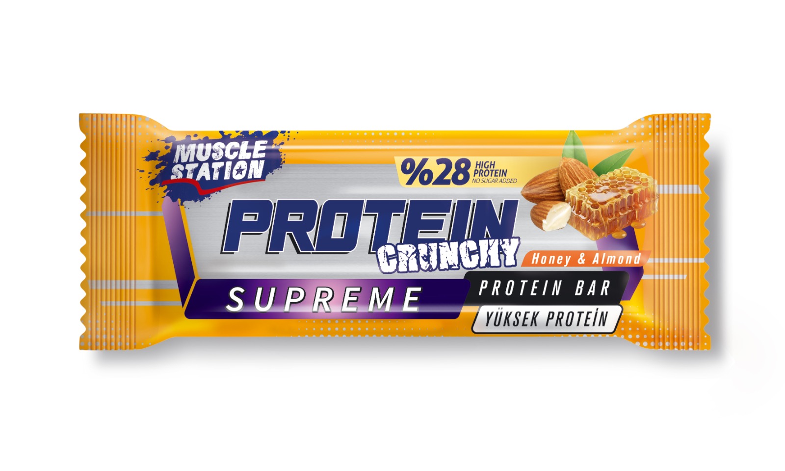 Muscle Station Musclestation Supreme Crunch Bal Badem 12Li Kutu - Galeri