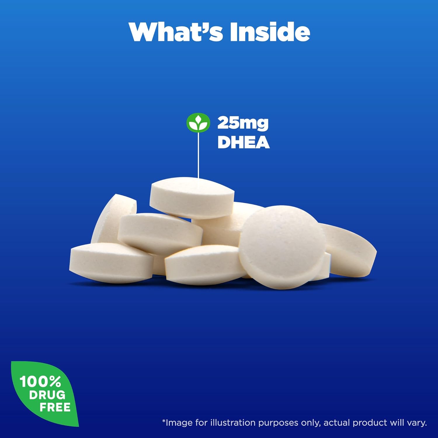 Natrol DHEA 25 mg + Calcium 90 Tablet - Galeri