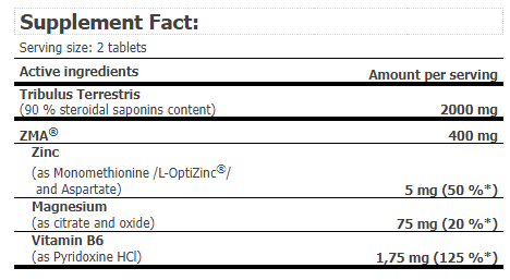 Amix Tribulus / ZMA + Zinc 90 Tablet - Galeri