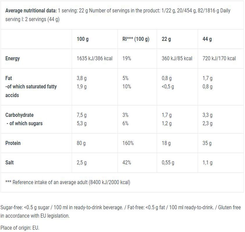 BioTech USA Hydro Whey Zero Protein 454 g - Galeri