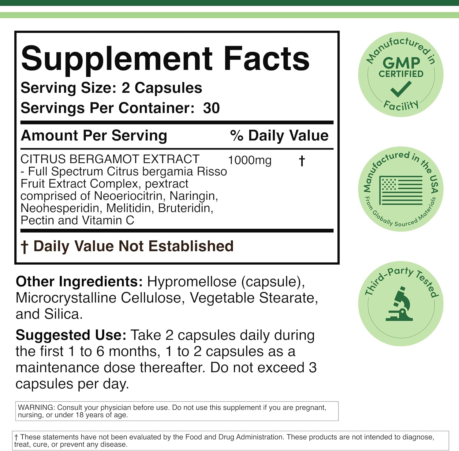 Double Wood Citrus Bergamot Liver 1000 Mg 60 Caps - Galeri