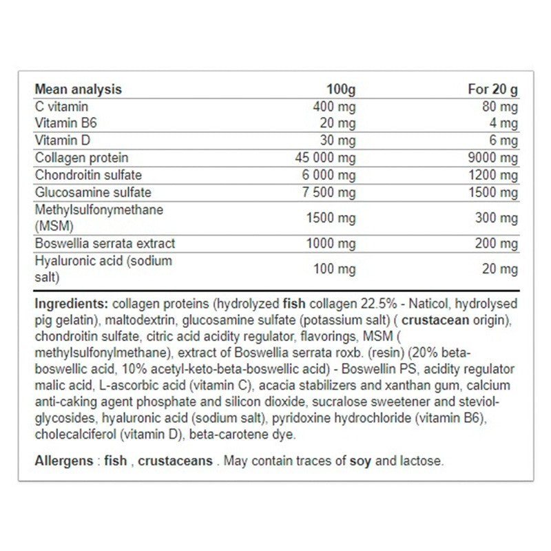 Nutrend Animal Flex - Glukozamin Gold Drınk, 400 Grams - Galeri