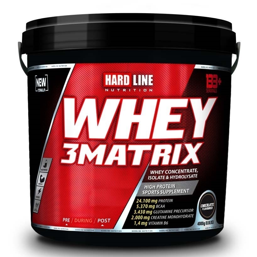 Hardline 3 Matrix Whey Protein Cikolata 3600 Gr