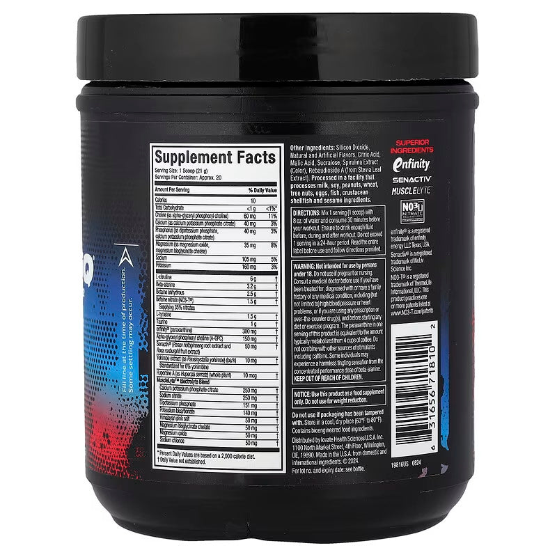MuscleTech EuphoriQ PreWorkout V2 Rocket Pop 414 g - Galeri