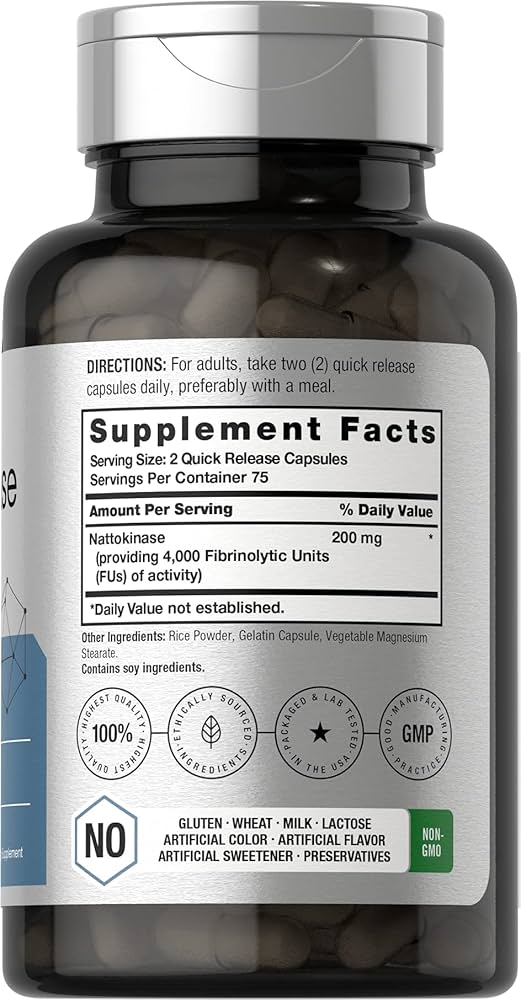 Horbäach Nattokinase 4000 FU | 150 Capsules - Galeri