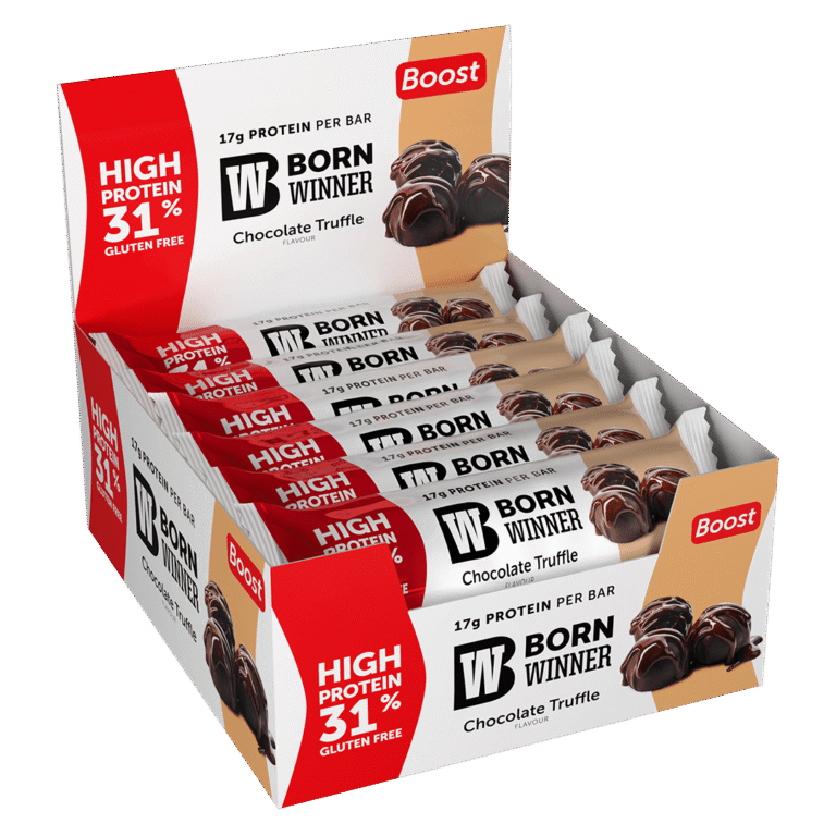 BORN WINNER Boost Protein Bar Box / 12 x 75 g - Galeri
