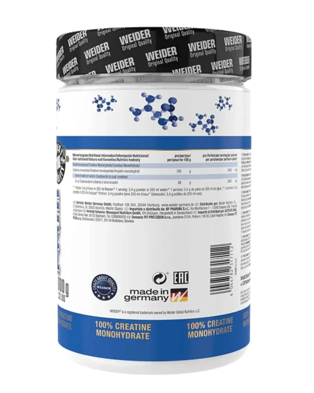 Weider Pure Creatine 600 Gr - Galeri