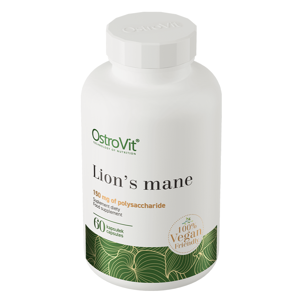 OstroVit Lion's Mane (Aslan Yelesi Özü)  VEGE 500 mg 60 capsules