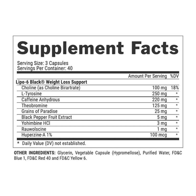 Nutrex Lıpo 6 Black 120 Capsules - Galeri