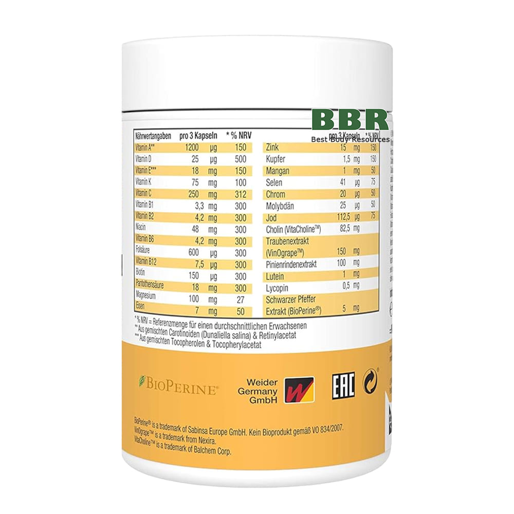 Weider Multivitamin Complete - 90 caps - Galeri