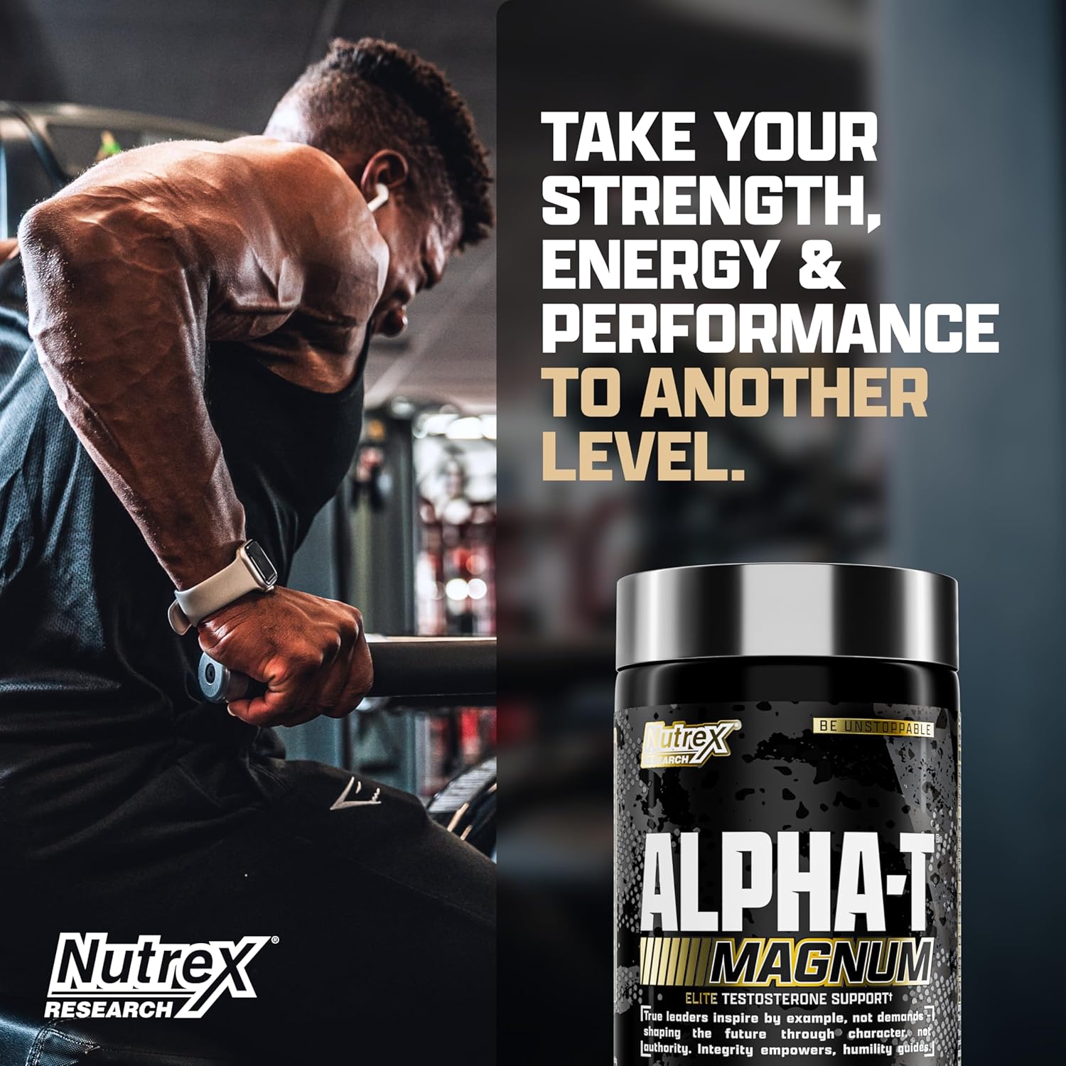 Nutrex Research Alpha-T Magnum Testosterone Support for Men - Galeri