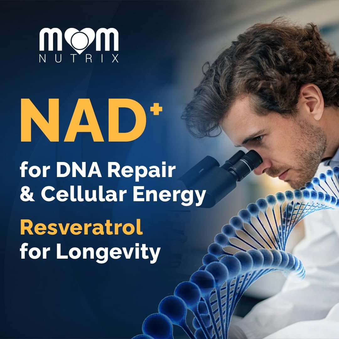 Mom Nutrix Liposomal NAD Resveratrol 2000 mg 120 Caps - Galeri