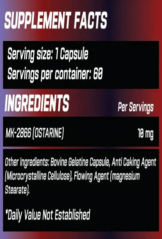 Grimlabs Mk2866 Ostarine  10 mg 60 Kapsül - Galeri