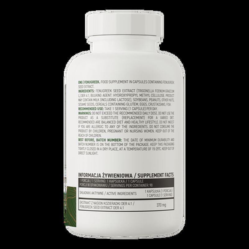 OstroVit Fenugreek VEGE Çemen otu tozu 90 capsules - Galeri