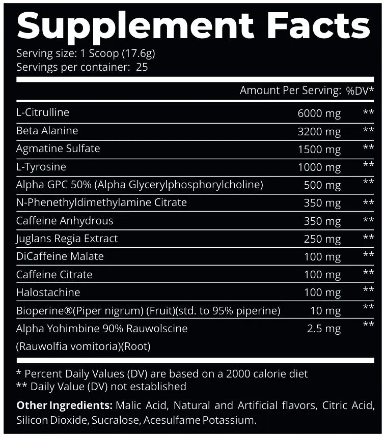 Dark Labs Crack Barbarian Preworkout - Galeri