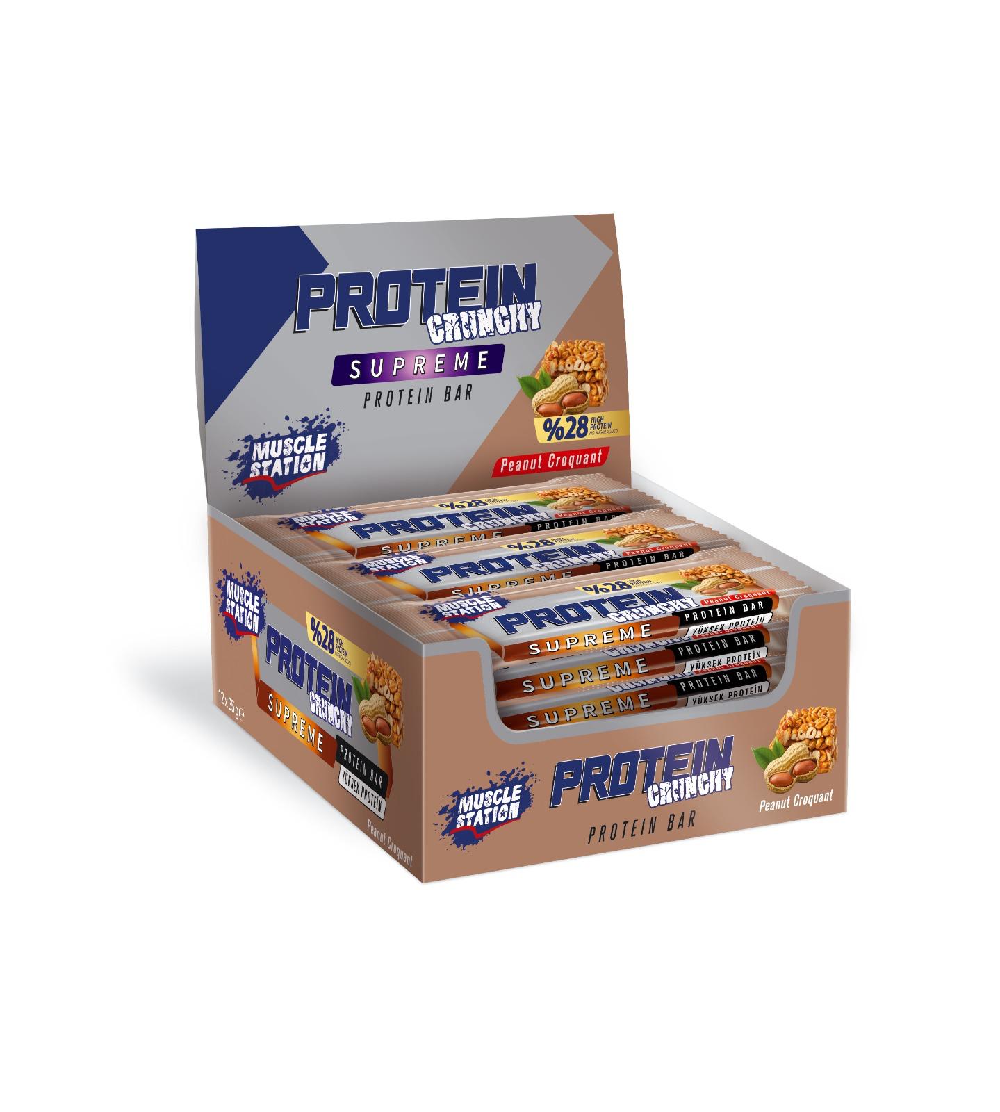 Muscle Station Musclestation Supreme Crunch Yerfistik 12Li Kutu