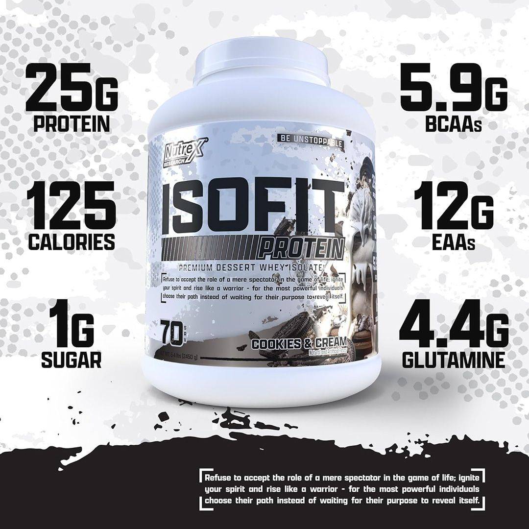 Nutrex IsoFit İsolate(İzole) Protein 2 Kg - Galeri