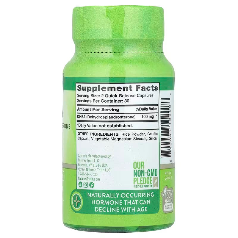 Nature's Truth DHEA 60 Quick Release Caps - Galeri
