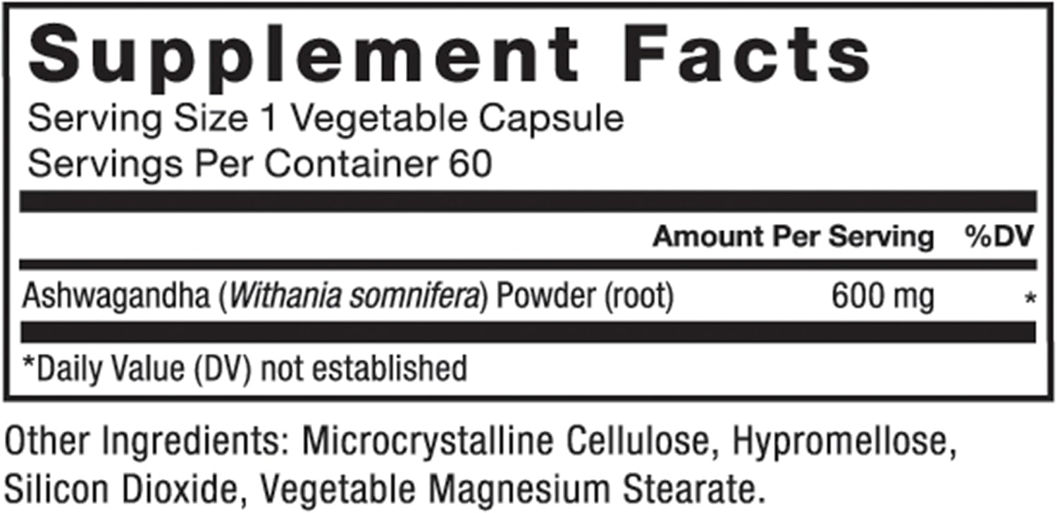 Force Factor Ashwagandha Adaptogens to Support Stress and Cognitive Health 600mg - 60 Bitkisel Kapsül - Galeri